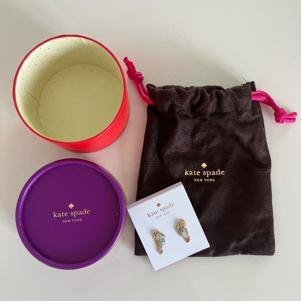 NEW Kate Spade Seahorse Earrings